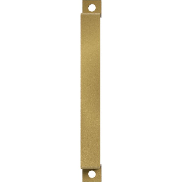 Ekena Millwork Premium 11"L x 1 1/4"W Pull Handle for 1 3/4" Doors, Jacob's Gold - GB6001PH411JG