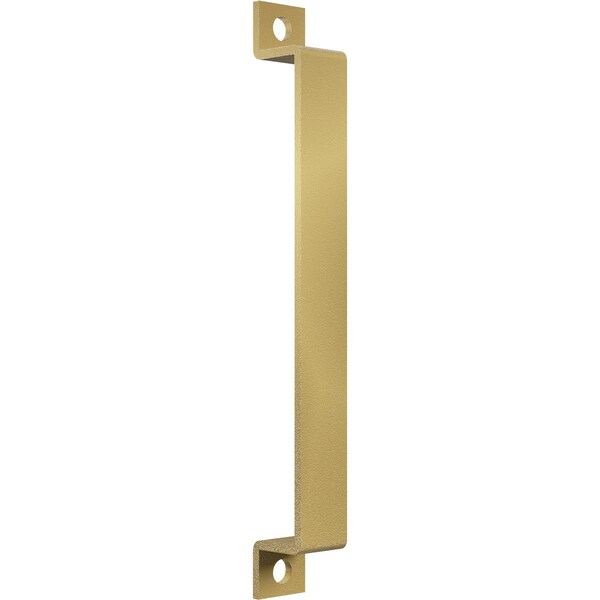 Ekena Millwork Premium 11"L x 1 1/4"W Pull Handle for 1 3/4" Doors, Jacob's Gold - GB6001PH411JG