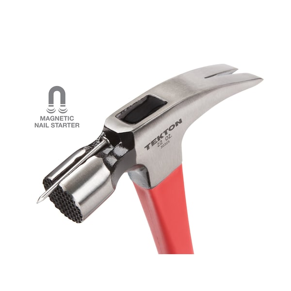 Tekton 22 oz. Jacketed Fiberglass Magnetic Head Framing Hammer - 30325