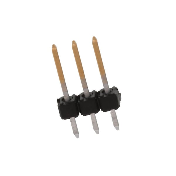 Molex Board Connector, 3 Contact(S), 1 Row(S), Male, Straight, 0.1 Inch Pitch, Solder Terminal, Receptacle - 22284035