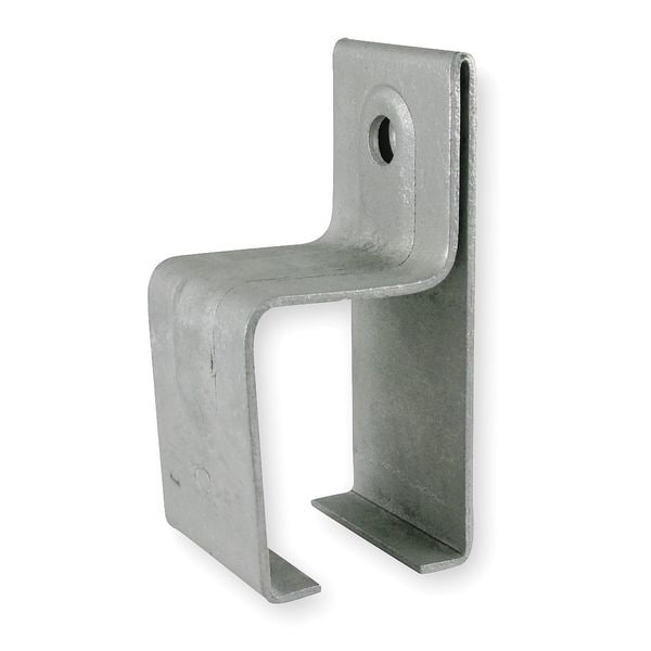 Zoro Select Steel Bracket, Single Box, 4-9/16"L x 2"W - 1XMY4