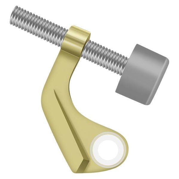 Deltana Hinge Pin Stop, Hinge Mounted For Steel Hinge Bright Brass - HPS88U3