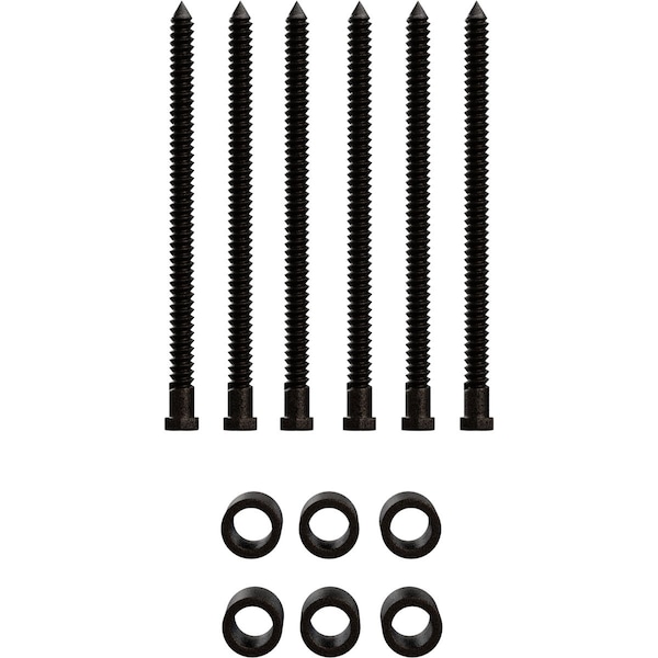Ekena Millwork Barnfold 4-Door 7/8" Extension Kit, Arch Bronze - GB6007M4EXAB