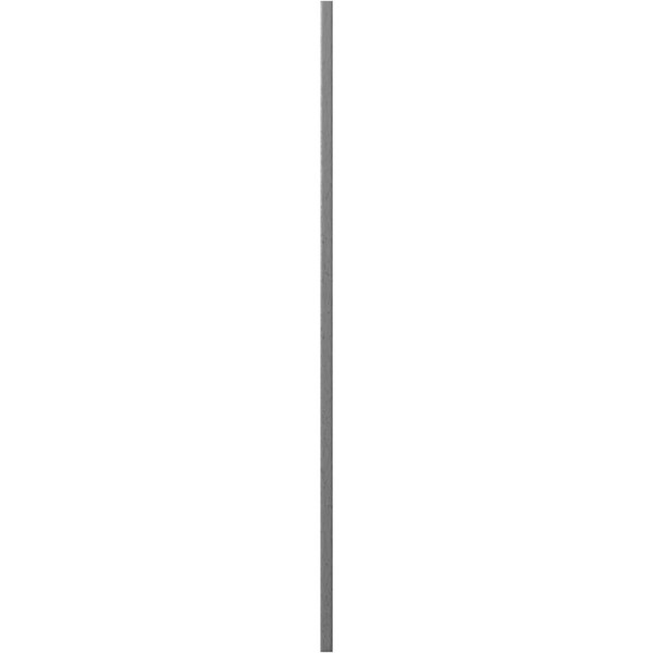 Ekena Millwork Premium Barn Door Hollow Core Plates (set of 2), Flint Gray - GB6001HCPFG