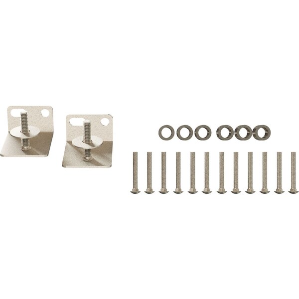 Ekena Millwork Barnfold 4-Door Adapter Kit, White Bronze - GB6007M4K4WZ
