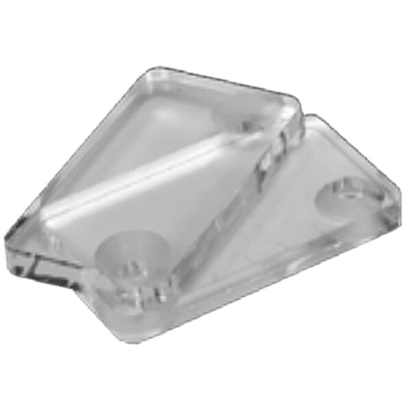 Ekena Millwork Economy Anti-Jump Economy Block, Clear Acrylic, PK 2 - GB6008J