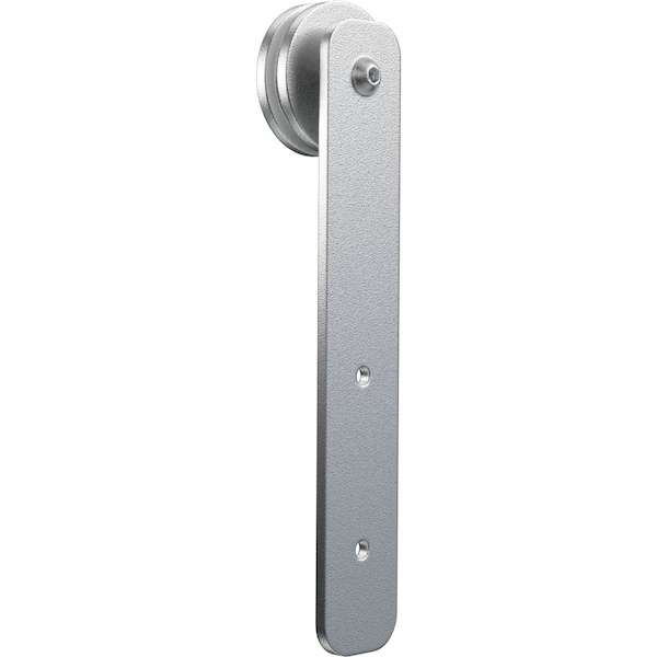 Ekena Millwork Economy Straight Strap Silent Roller Hanger w/ Bolts for Barn Door for 1 3/8" to 1 3/4" Doors - GB6008RSM