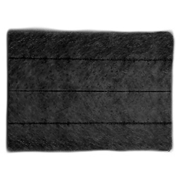Ekena Millwork Premium Black Bumper/Stay Pads (1 Block of 4 strips) - GB6001BS-6