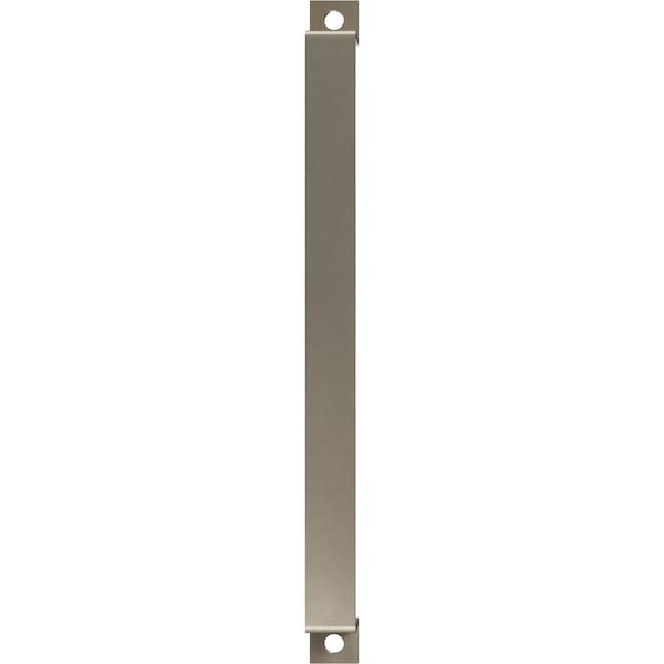 Ekena Millwork Premium 16"L x 1 1/4"W Pull Handle for 2 1/4" Doors, White Bronze - GB6001PH516WZ