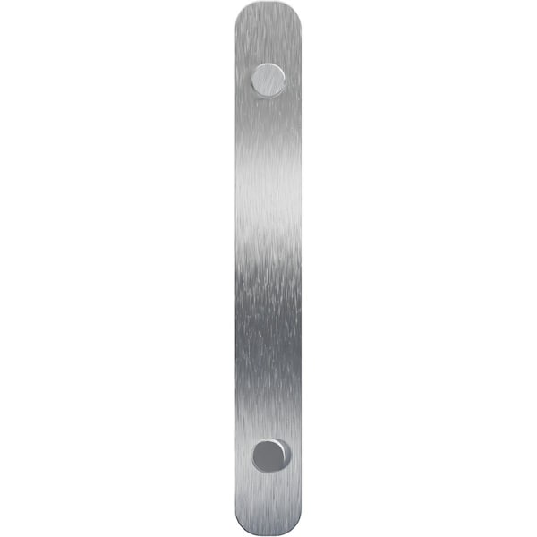 Ekena Millwork 7"L x 1 1/4"W Pull Handle for 2 1/4" Doors, Stainless Steel - GB6005PH507SS