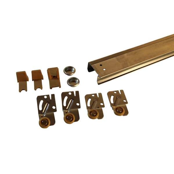 Zoro Select Track and Hanger Kit, Top, 59 in L - 7060U