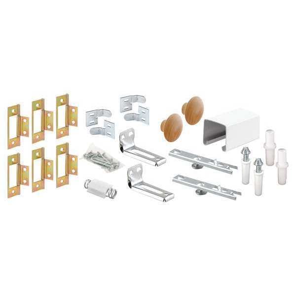 Primeline Tools 48 in., Bi-fold Closet Door Track Kit (1 Kit) - 164687