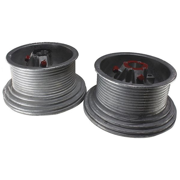 American Garage Door Supply High Lift Drum, 5 1/4 In Keyed, PK2 - 5250-54S