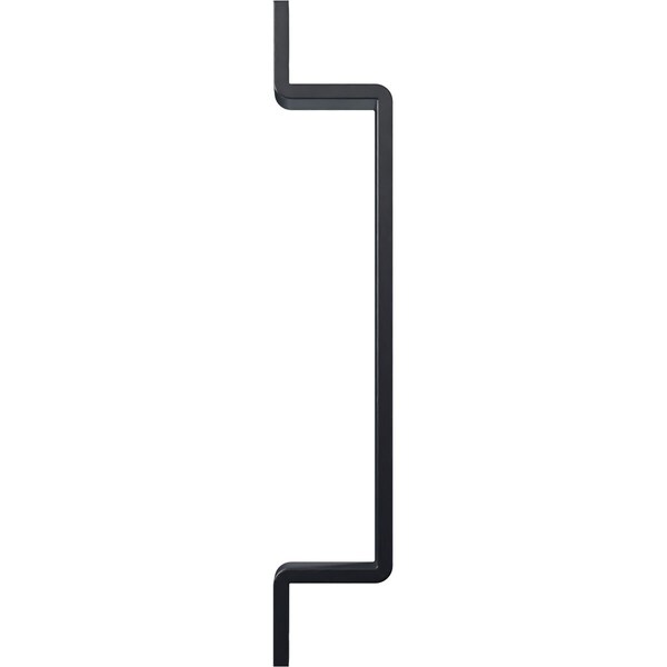 Ekena Millwork Premium 7"L x 1 1/4"W Pull Handle for 2 1/4" Doors, Dark Gray - GB6001PH507DG