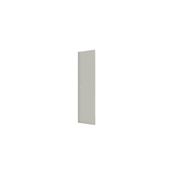 Deltana Push Plate 3-1/2" X 15" Satin Nickel - PP3515U15
