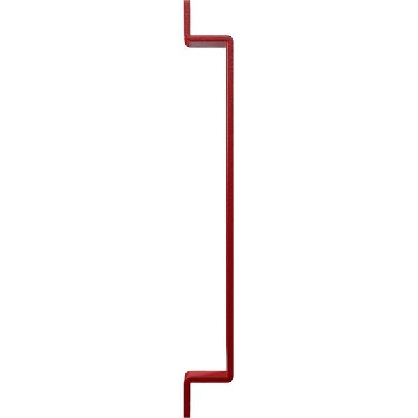 Ekena Millwork Premium 11"L x 1 1/4"W Pull Handle for 2 1/4" Doors, Regal Red - GB6001PH511RR