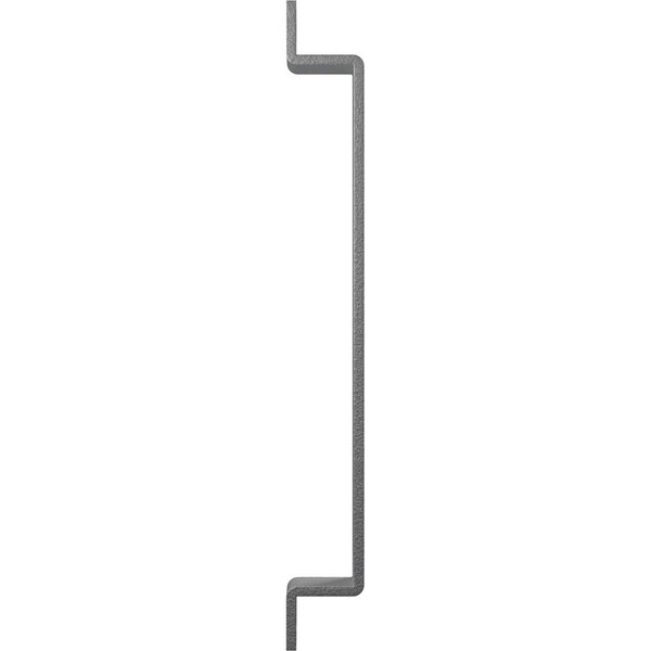 Ekena Millwork Premium 11"L x 1 1/4"W Pull Handle for 1 3/8" Doors, PC Chrome - GB6001PH311CR