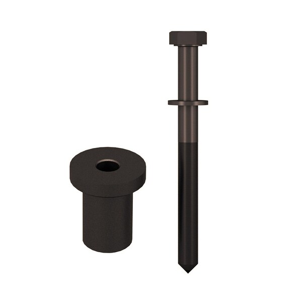 Orca Hardware Flat Track Standard Drop Hanger Spacer, OB Oil-Rubbed Bronze Finish - FTST-SPACER-OB