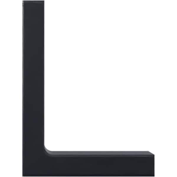 Ekena Millwork Premium Barn Door Flat Track Stop, Dark Gray - GB6001SDG