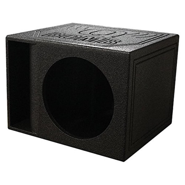 Q Power 12 in. QBOMB Single Empty Enclosure - QBOMB12HPSINGLE