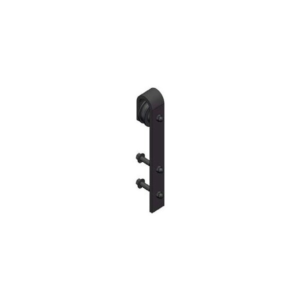 Orca Hardware Flat Track Standard Drop Hanger, OB Oil-Rubbed Bronze Finish - FTST-HANGER-OB