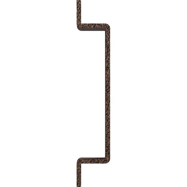 Ekena Millwork Premium 7"L x 1 1/4"W Pull Handle for 1 3/8" Doors, Copper Vein - GB6001PH307CV