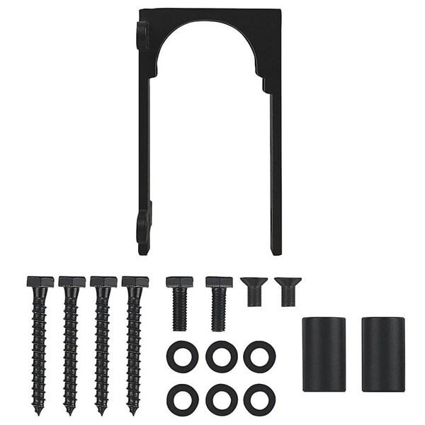 National Hardware Bypass Bracket Kit, Steel, Matte Black - N700-115