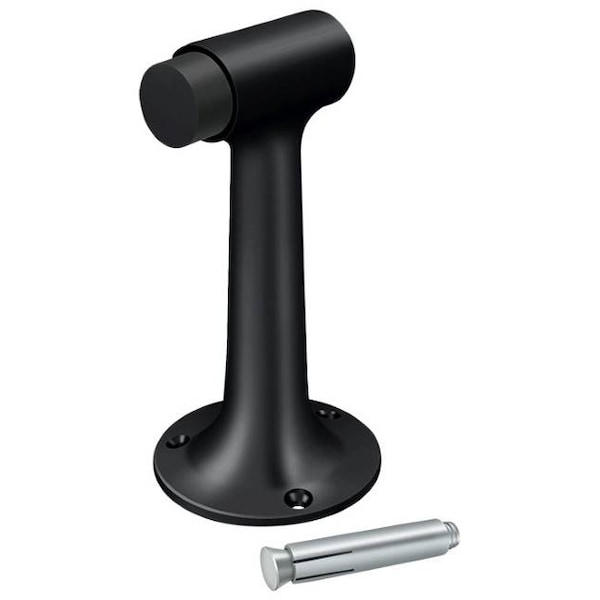 Deltana Floor Mount, 6" Bumper, Heavy Duty Black - DSF600U19