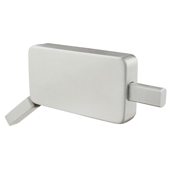 Inox BD1023 Surface Mount Privacy Barn Door Lock US32D/630 with MicroArmor - BD1023-32D-AM