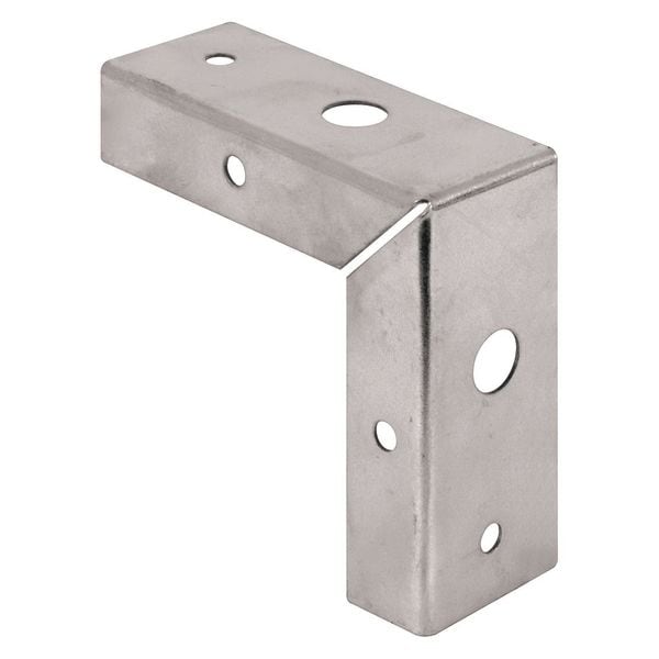 Primeline Tools Bi-Fold Door Corner Repair Bracket, 1-3/8 in., Steel, Zinc Plated (2 Pack) - MP7195