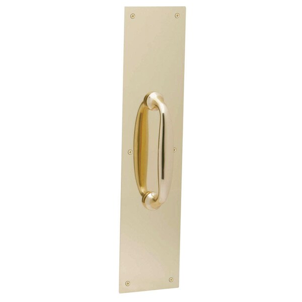 H.B. Ives H.B. Ives 15 in. L Bright Brass Brass Pull Plate - SC83115B335X15G