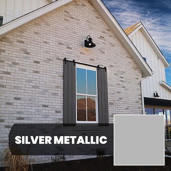 Ekena Millwork Exterior Dummy Roller Series Wall Mount Kit Silver Metallic, PK 5 - GB6004EM1
