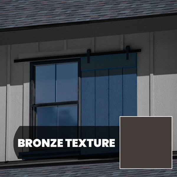 Ekena Millwork Exterior Dummy Roller Series Track Stop for Wagon Wheel Roller Hangers, Bronze Texture - GB6004ESWBZ