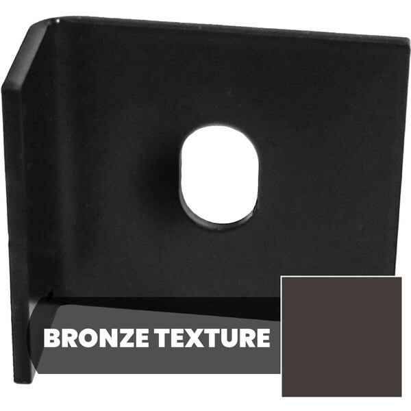 Ekena Millwork Exterior Dummy Roller Series Track Stop for Wagon Wheel Roller Hangers, Bronze Texture - GB6004ESWBZ