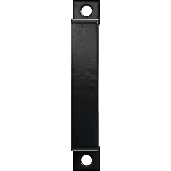 Ekena Millwork Premium 7"L x 1 1/4"W Pull Handle for 1 3/8" Doors, Black - GB6001PH307BL