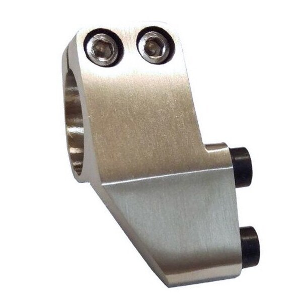 Orca Hardware Stop for Round Track Top Mount Hanger, Left, SS Stainless Steel Finish - RDTML-STOP-SS