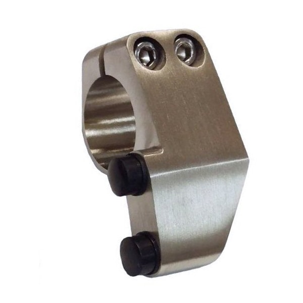 Orca Hardware Stop for Round Track Top Mount Hanger, Right, SS Stainless Steel Finish - RDTMR-STOP-SS