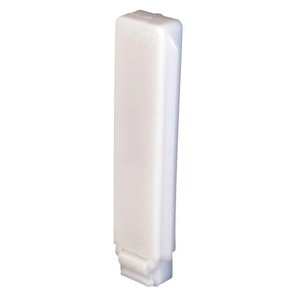 Primeline Tools White Plastic Closet Door Guide, Cox Doors (2 Pack) - N 6775