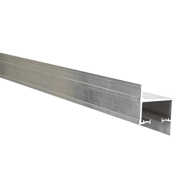 Renin AW0162F-07200-ALBB Hardware and Track Set, 72 in L Track, Aluminum, Wall Mounting - AW0162F-07200-ALB