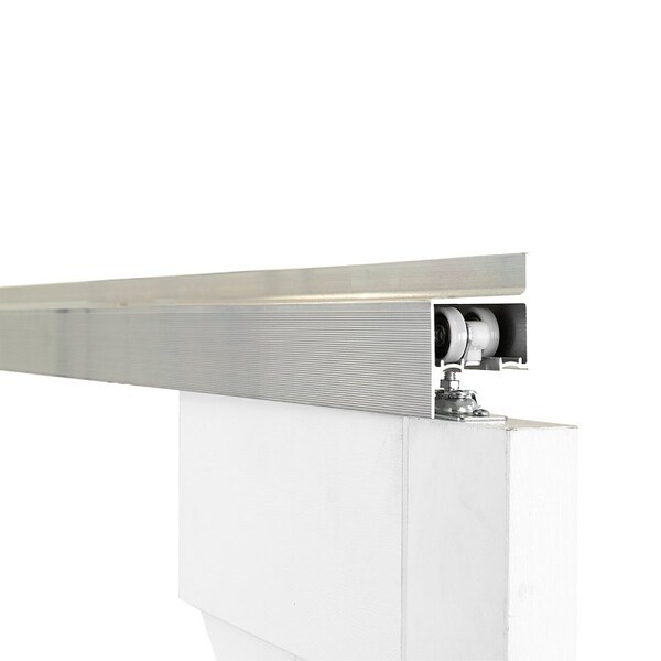Renin AW0162F-07200-ALBB Hardware and Track Set, 72 in L Track, Aluminum, Wall Mounting - AW0162F-07200-ALB