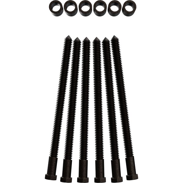 Ekena Millwork Premium 1 1/4" Barn Door Flat Track Extension Hardware for 1 3/8" Door, Arch Bronze - GB60013EXXAB