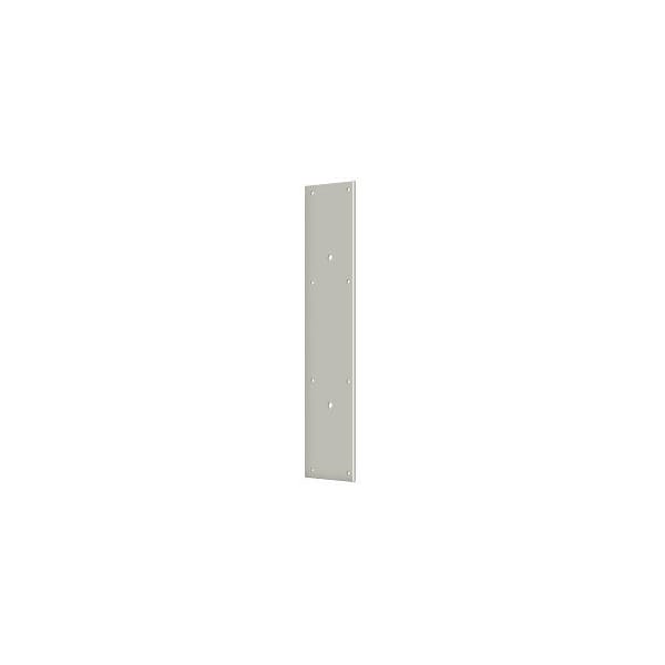 Deltana Push Plate 20" For 10" Door Pull Satin Nickel - PPH3520U15