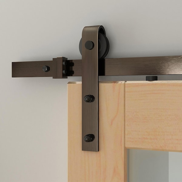 Designer Collection Soft-Close Oil Rubbed Bronze 96" Sliding Door Hardware - NT.1400.09W-96.07-SC