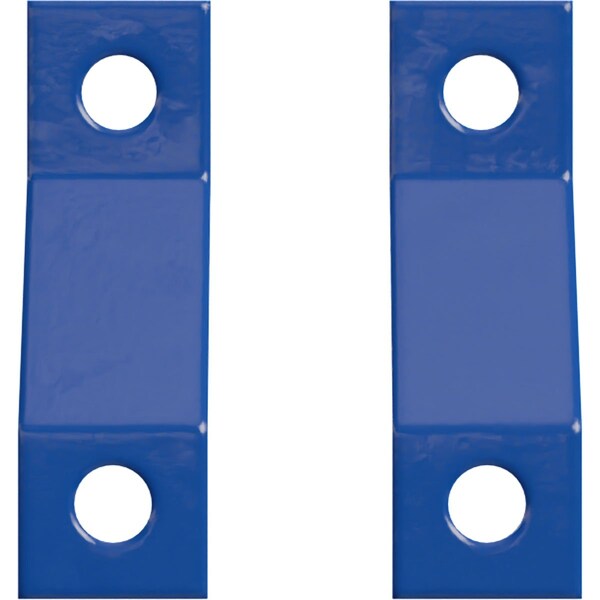 Ekena Millwork Premium Z-Brackets for Barn Door Track (set of 2), Blue Ribbon - GB6001TZBR