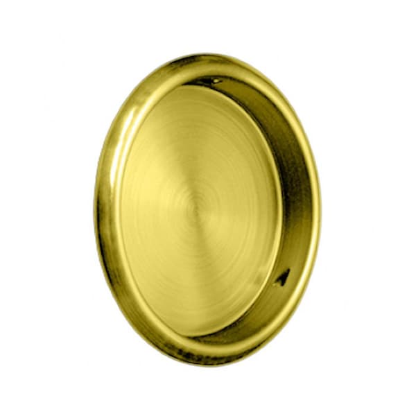 Cal-Royal Drive In Finger Pull without Nails, 2-1/8 Diameter, US3 Bright Brass - DIFP218-3