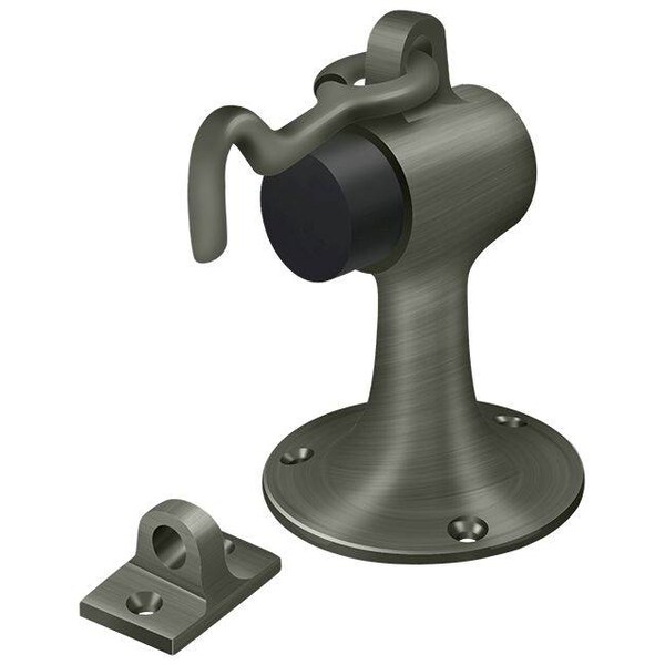 Deltana Floor Mount Bumper With Holder Antique Nickel - SAHF358U15A