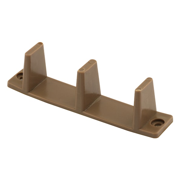 Prime-Line Plastic Sliding Closet Door Guide for 1-3/8 Inch Thick Doors, Tan, Set of 1 - N 7528