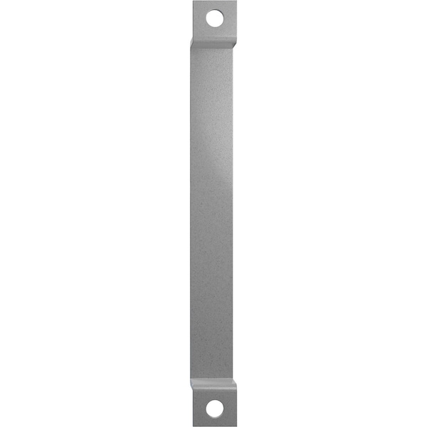 Ekena Millwork Premium 11"L x 1 1/4"W Pull Handle for 1 3/4" Doors, Flint Gray - GB6001PH411FG