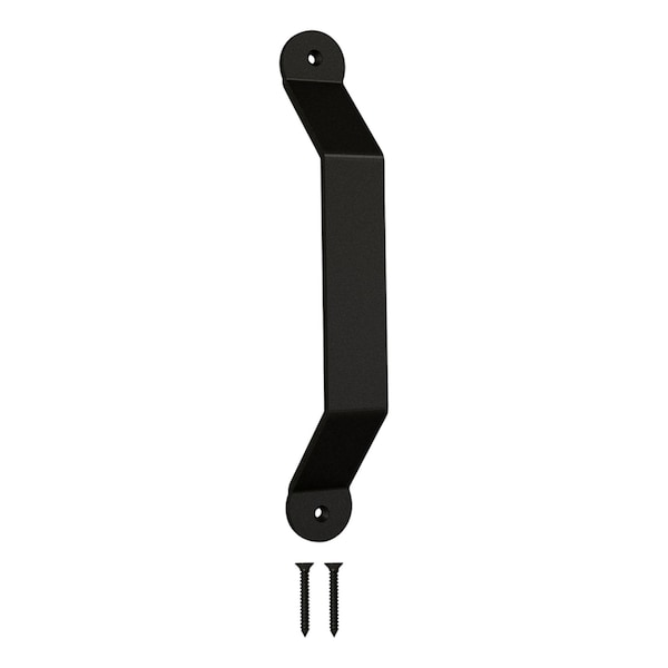 National Hardware National Hardware Charleston Matte Black Steel Pull Handle 1 pc - N700-108