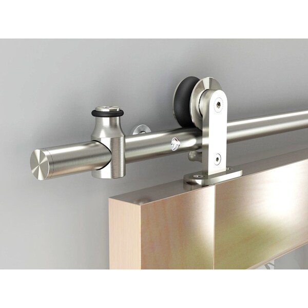 Onward Industrial 2 78 34 in 2000 mm Decorative Sliding Hardware Kit, Satin Nickel - 24601120SNPVC
